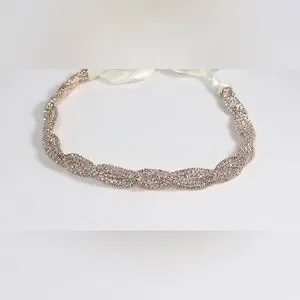Accessories | Nwot Bridal Rhinestone Twisted Woven Headband  display picture 1